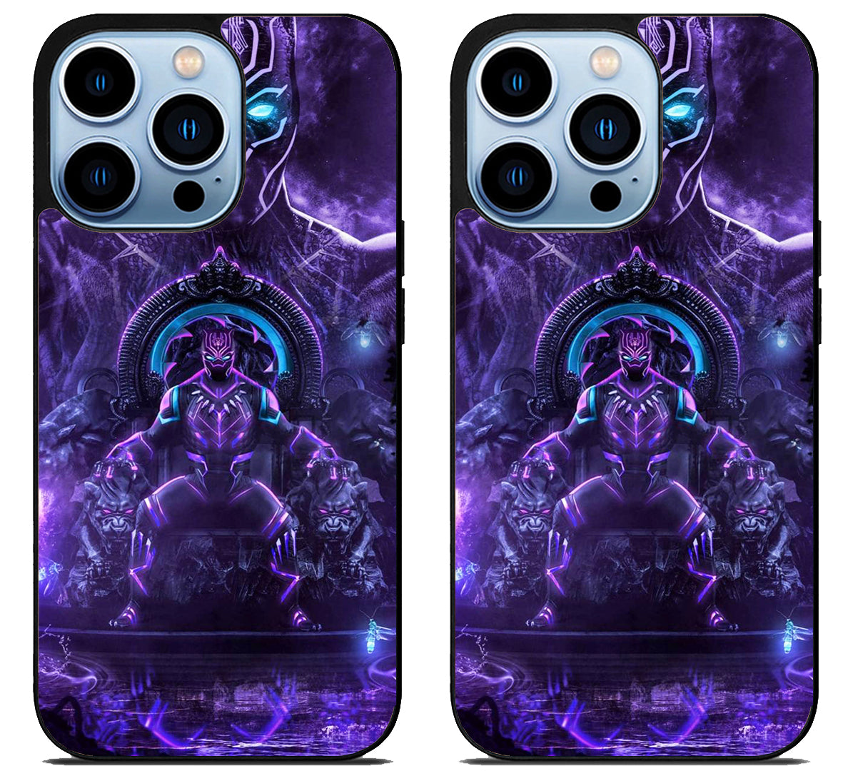 Black Panther Purple iPhone 15 Pro | iPhone 15 Pro Max Case