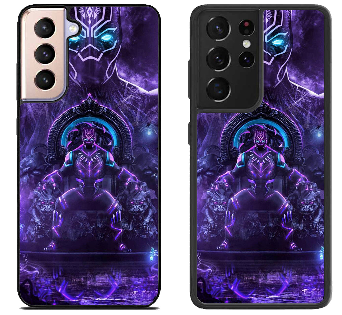 Black Panther Purple Samsung Galaxy S21 | S21 FE | S21+ | S21 Ultra Case