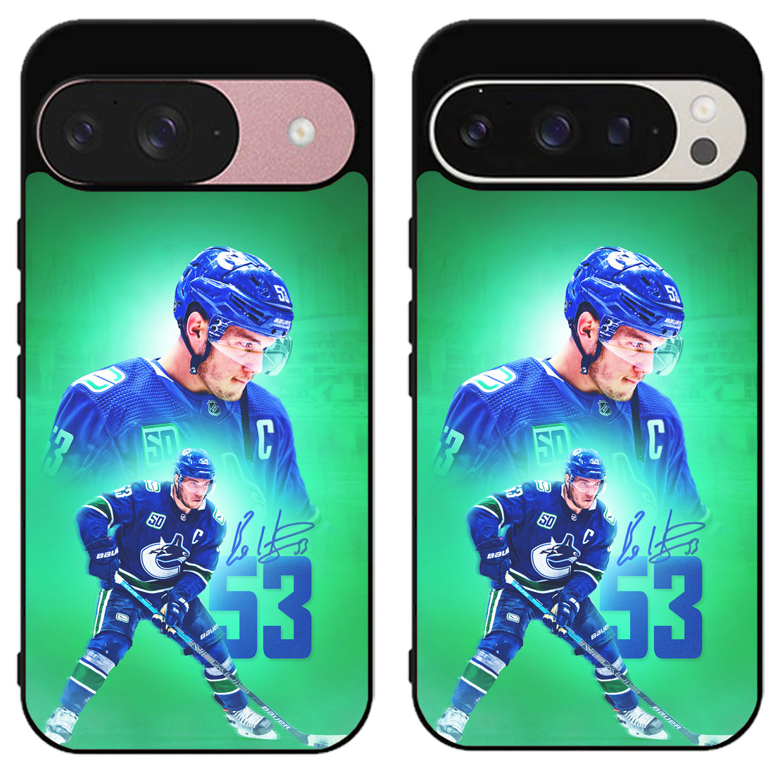 Bo Horvat Vancouver Canucks Google Pixel 9 | 9 Pro | 9 Pro XL Case