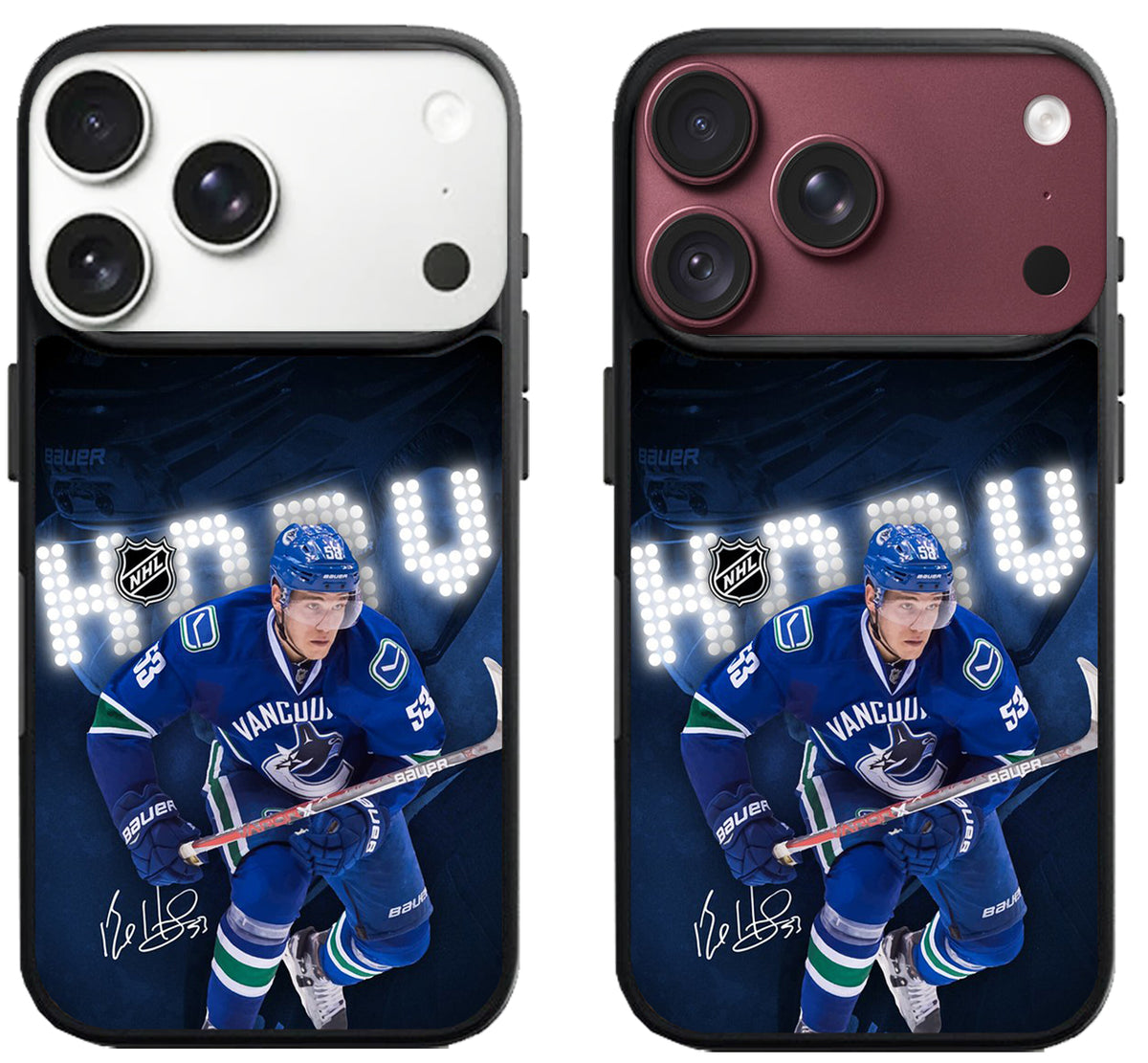Bo Horvat Vancouver Canucks Signature iPhone 18 Pro | 18 Pro Max Case