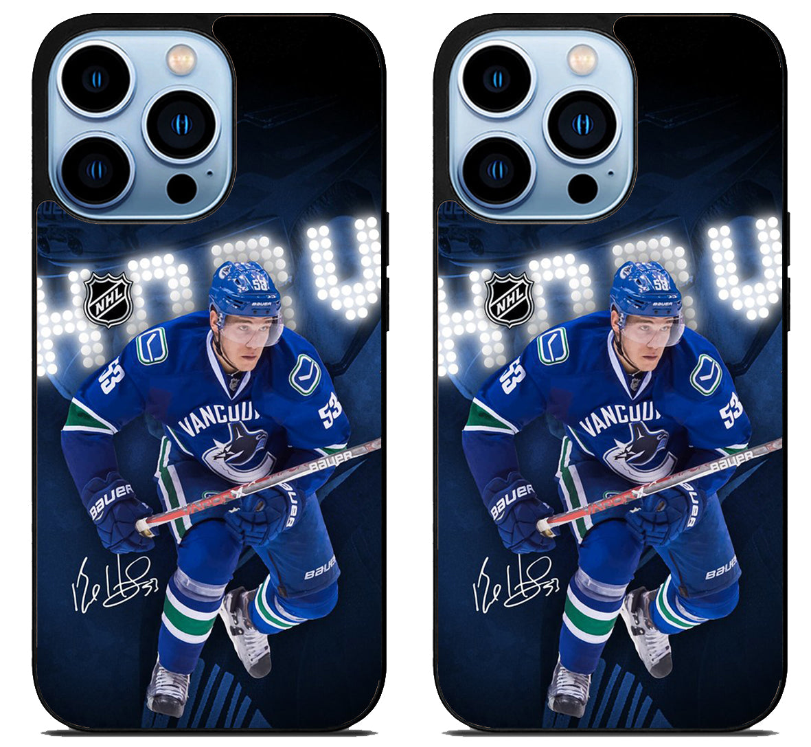 Bo Horvat Vancouver Canucks Signature iPhone 15 Pro | iPhone 15 Pro Max Case