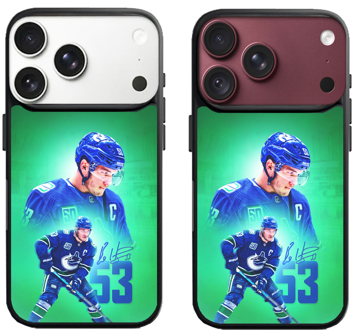 Bo Horvat Vancouver Canucks iPhone 18 Pro | 18 Pro Max Case