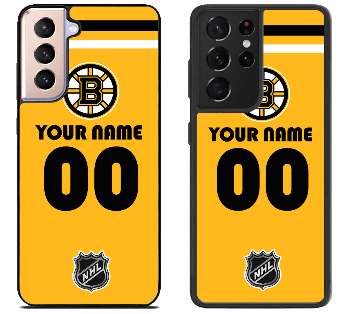 Custom Personalized Boston Bruins NHL Samsung Galaxy S21 | S21 FE | S21+ | S21 Ultra Case