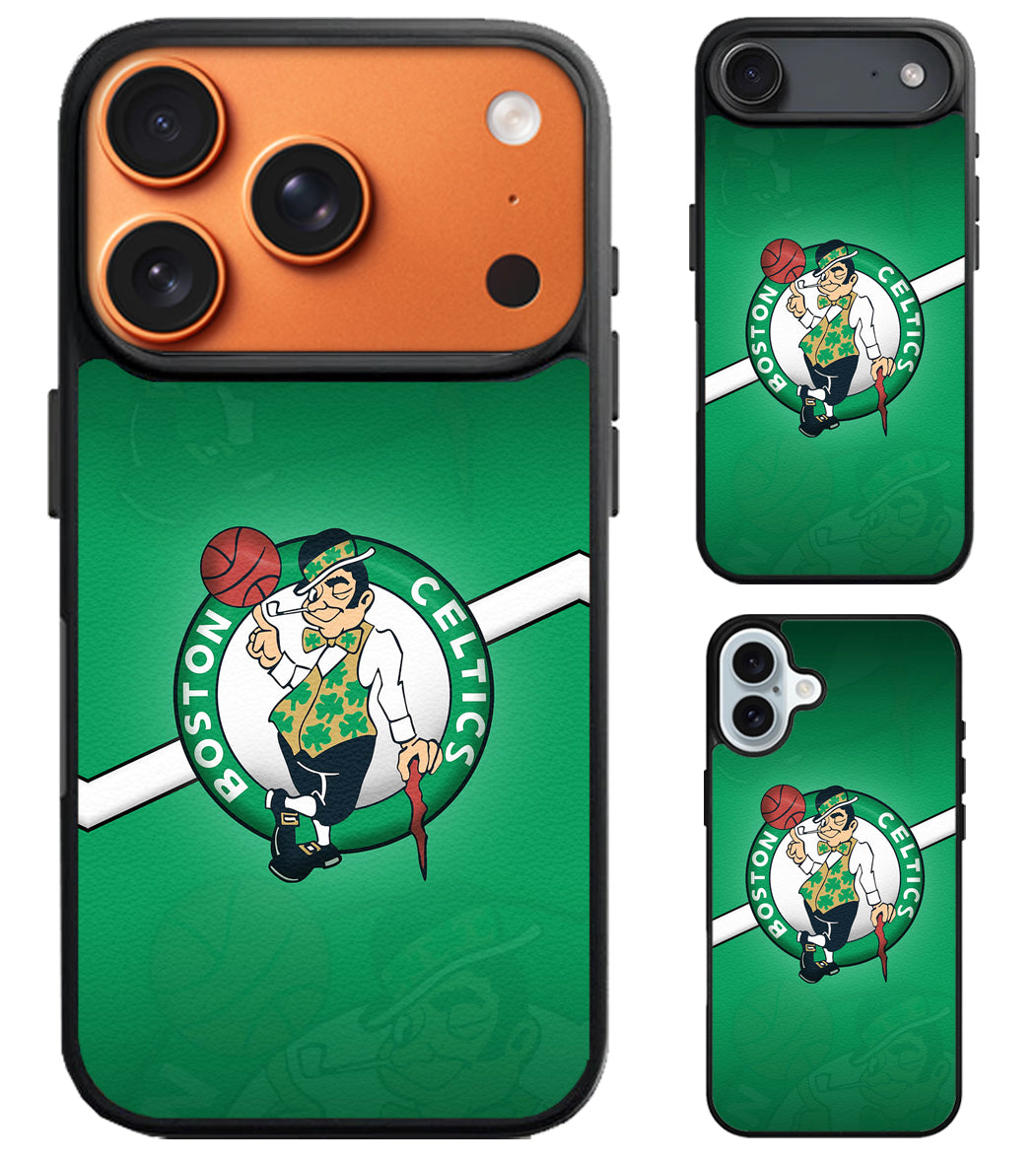 Boston Celtics Bacground iPhone Air | iPhone 17 | 17 Pro | 17 Pro Max Case