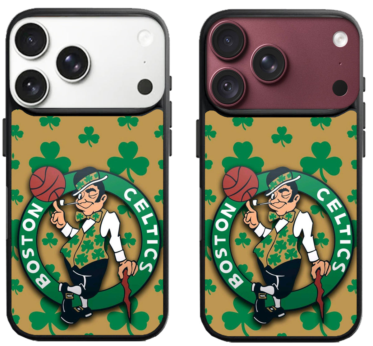 Boston Celtics Background iPhone 18 Pro | 18 Pro Max Case
