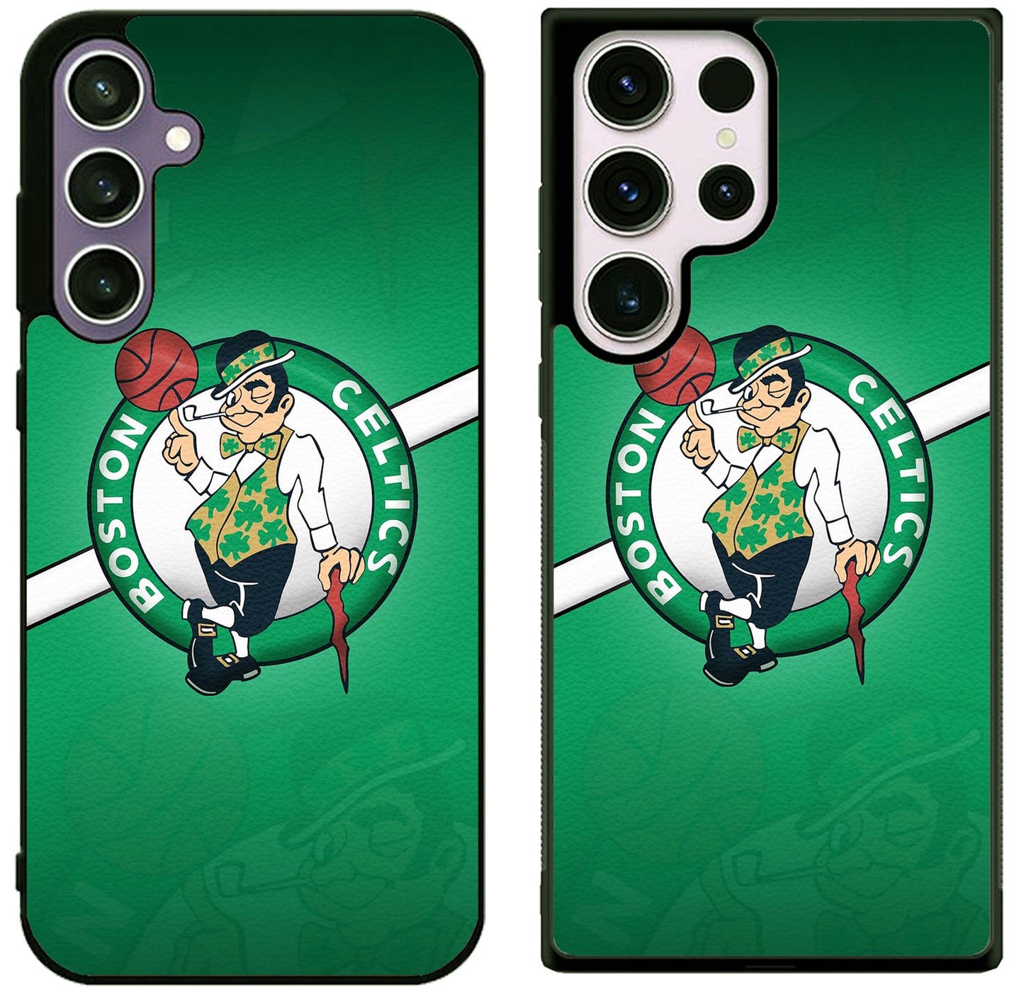 Boston Celtics Background Samsung Galaxy S25 | S25+ | S25 Ultra Case