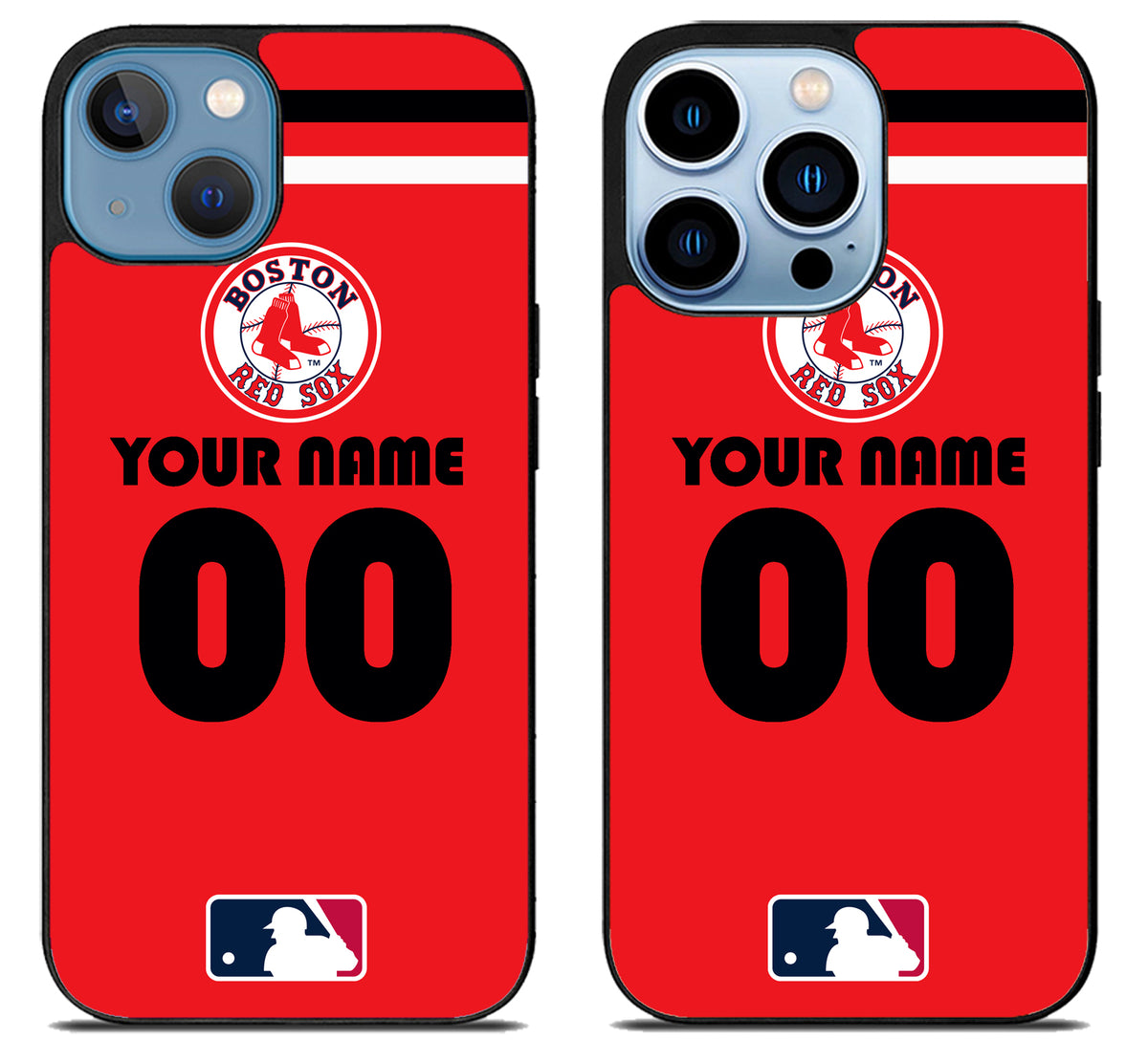 Custom Personalized Boston Red Sox MLB iPhone 13 | 13 Mini | 13 Pro | 13 Pro Max Case