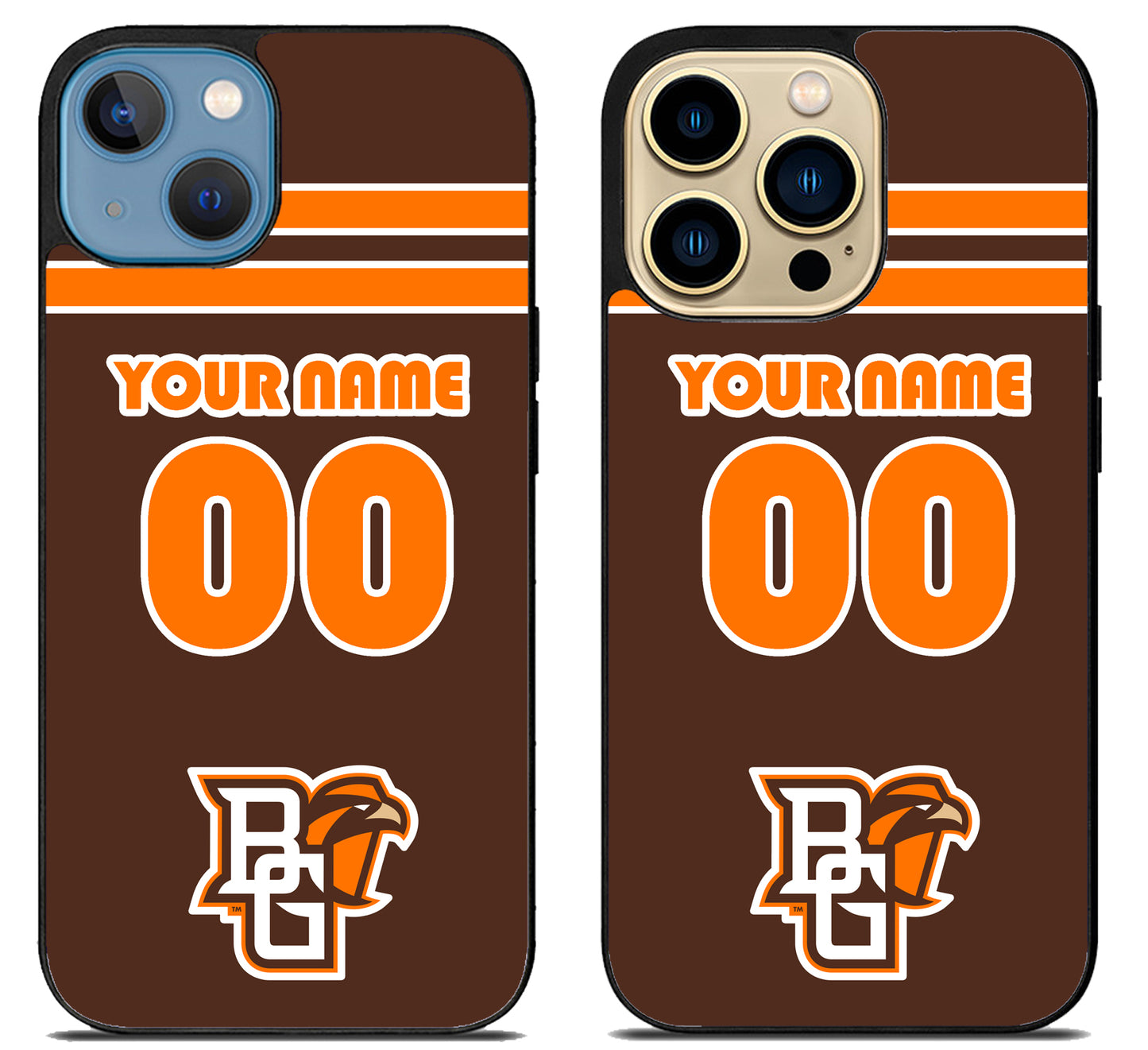 Custom Personalized Bowling Green Falcons iPhone 14 | 14 Plus | 14 Pro | 14 Pro Max Case