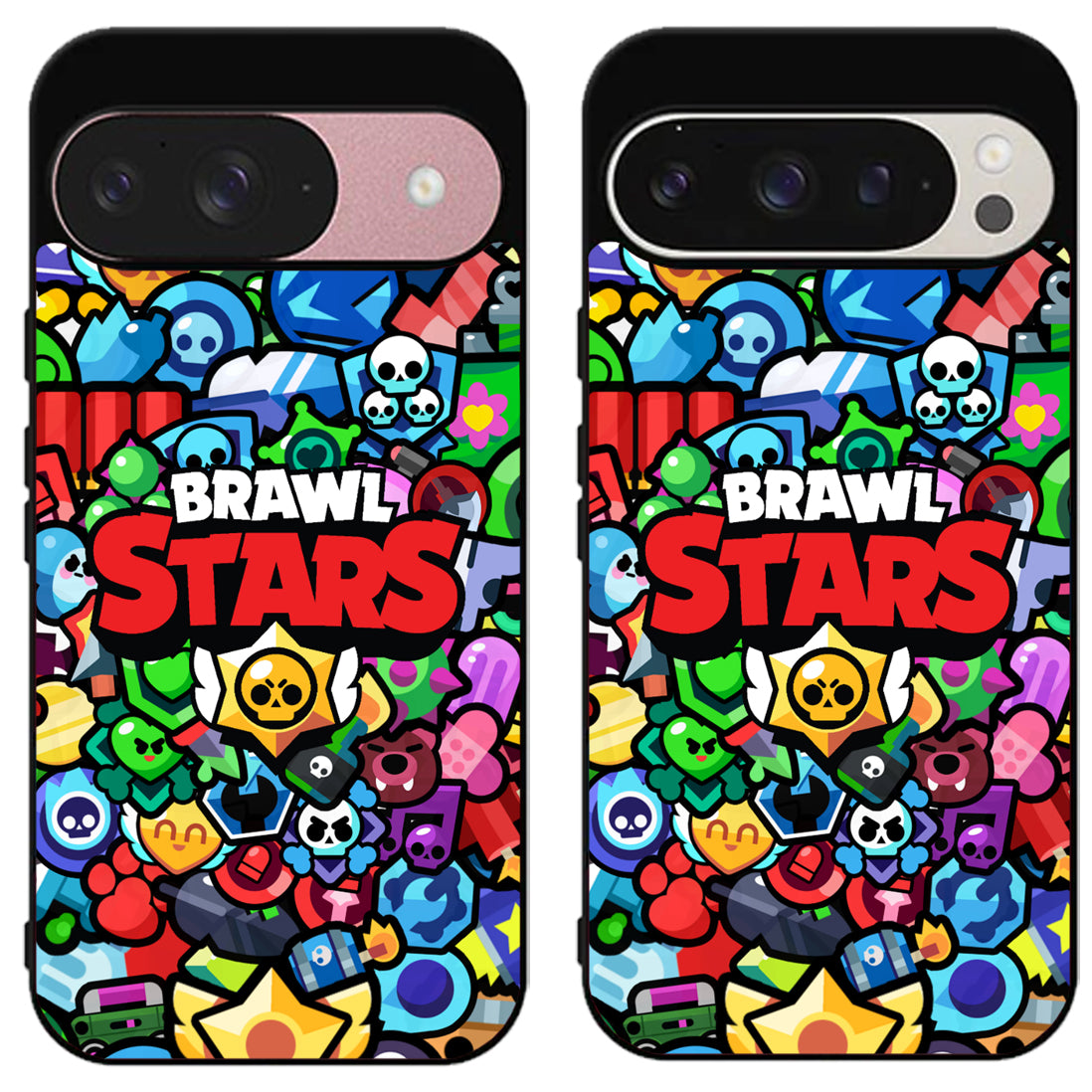 Brawl Stars Collage Cover Google Pixel 9 | 9 Pro | 9 Pro XL Case