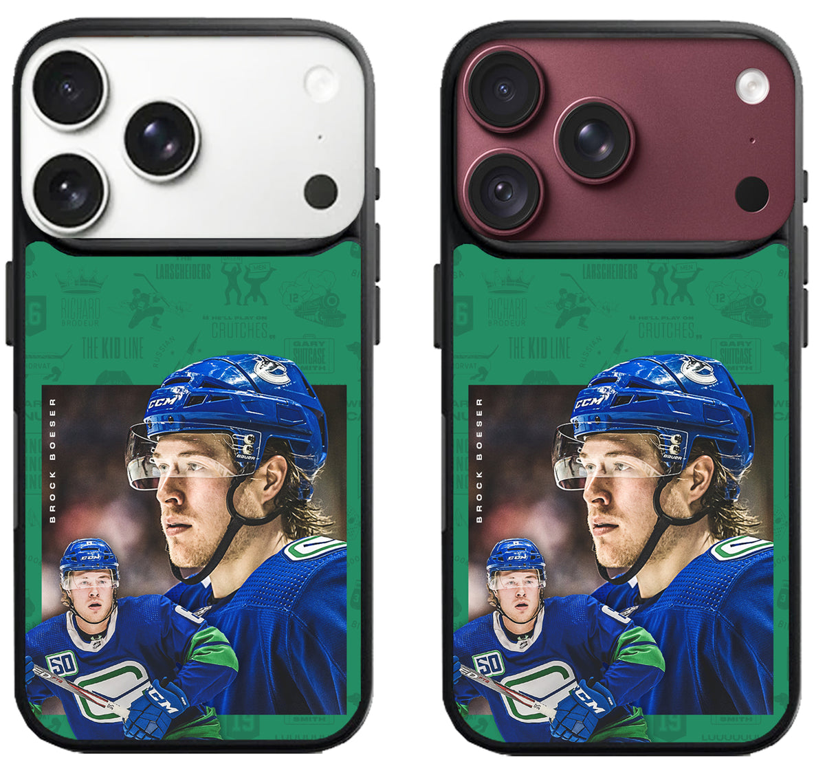 Brock Boeser Vancouver Canucks iPhone 18 Pro | 18 Pro Max Case