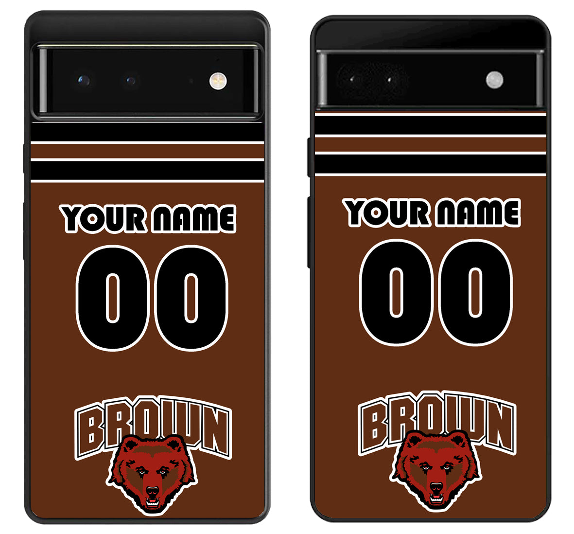 Custom Personalized Brown Bears Google Pixel 6 | 6A | 6 Pro Case