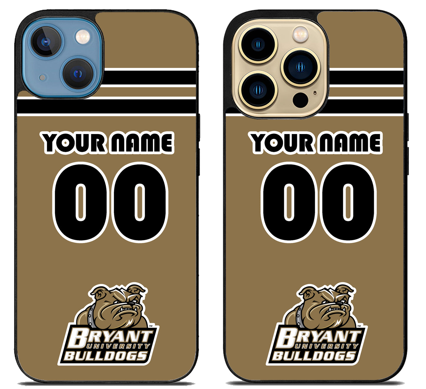 Custom Personalized Bryant Bulldogs iPhone 14 | 14 Plus | 14 Pro | 14 Pro Max Case