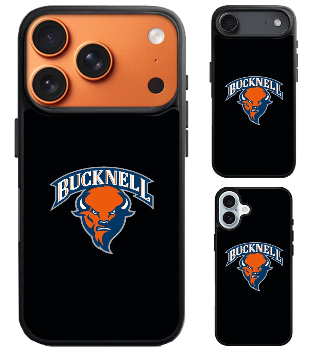 Bucknell Bison Black iPhone Air | iPhone 17 | 17 Pro | 17 Pro Max Case
