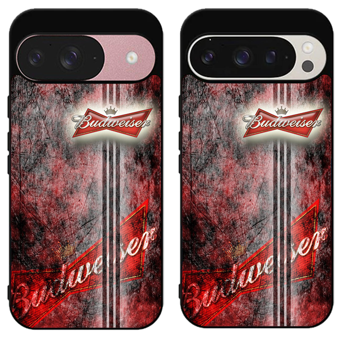 Budweiser Red Wallpaper Google Pixel 9 | 9 Pro | 9 Pro XL Case