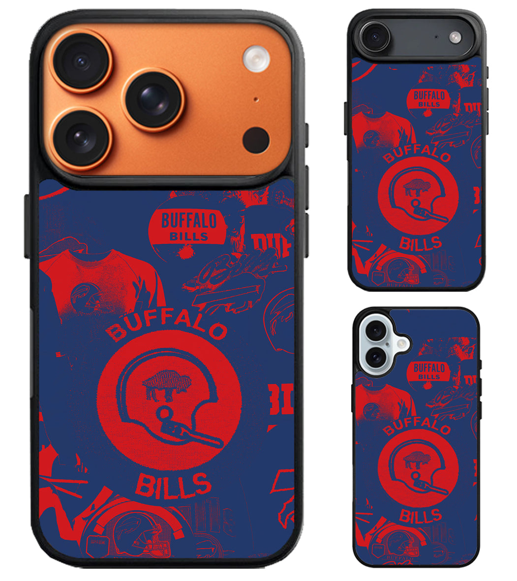 Buffalo Bills Painted iPhone Air | iPhone 17 | 17 Pro | 17 Pro Max Case