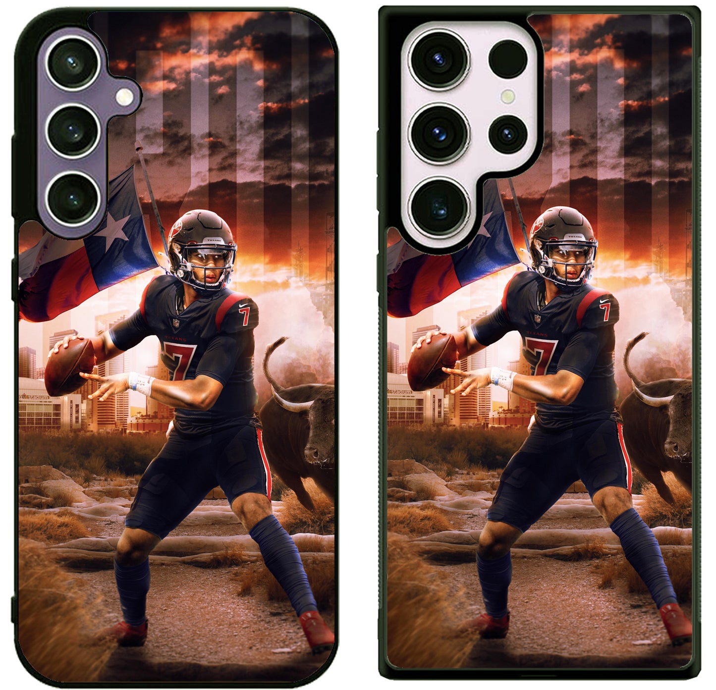 CJ Stroud Background Samsung Galaxy S25 | S25 Plus | S25 FE | S25 Ultra Case