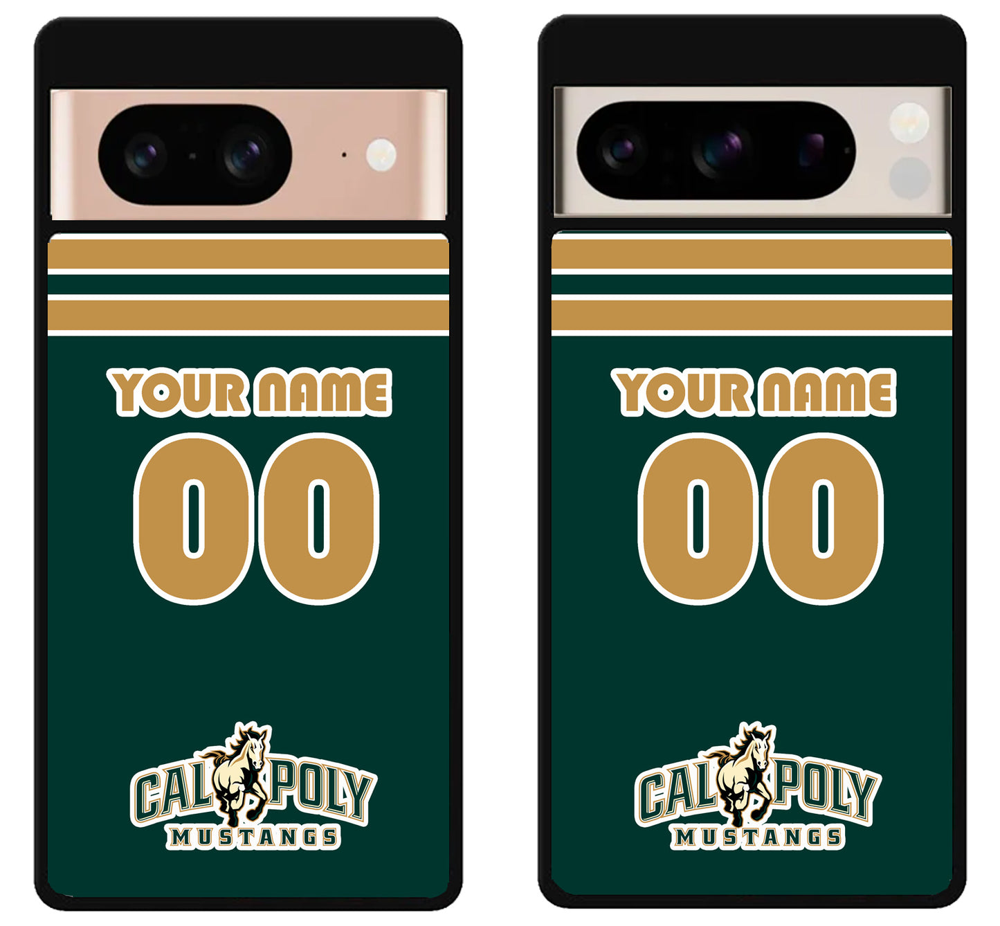 Custom Personalized Cal Poly Mustangs Google Pixel 8 | 8 Pro Case