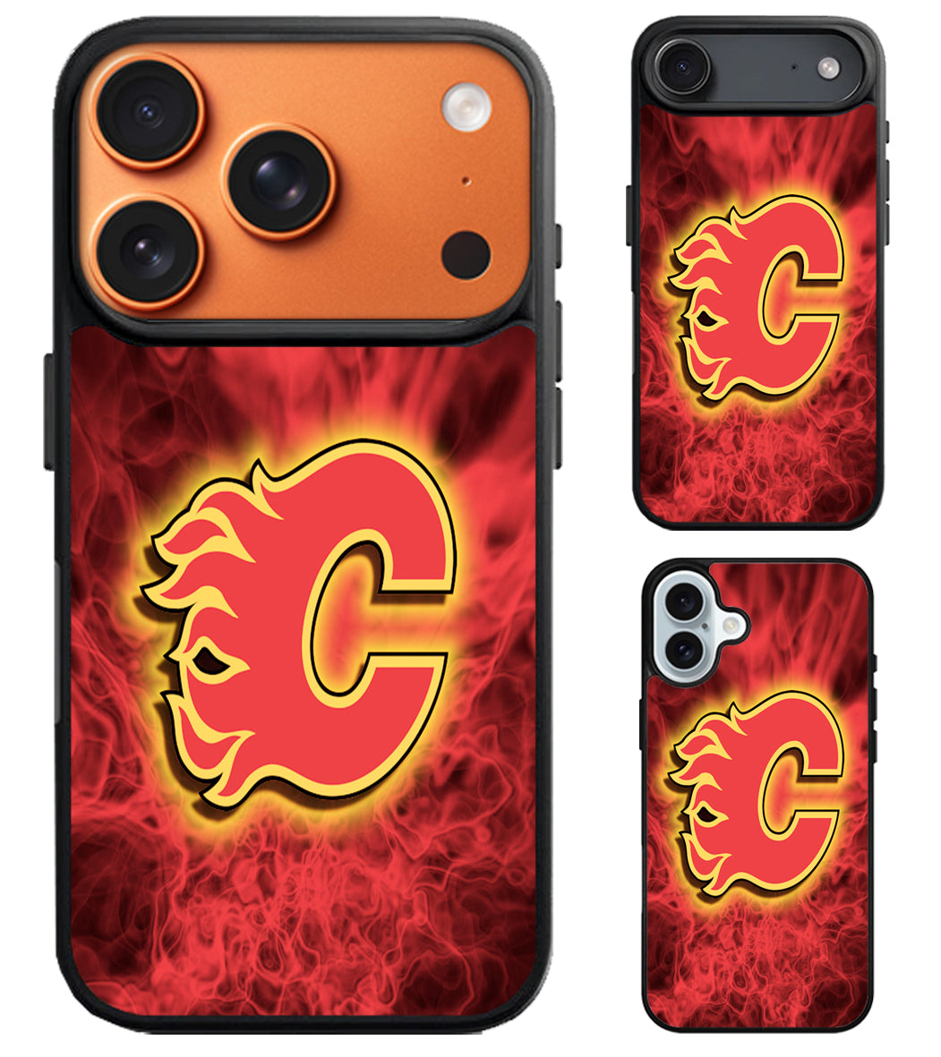 Calgary Flames Logo iPhone Air | iPhone 17 | 17 Pro | 17 Pro Max Case