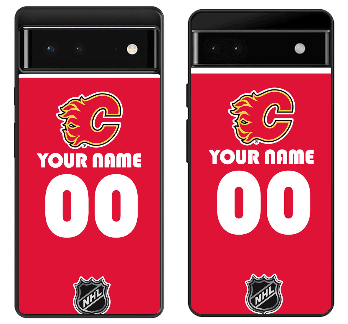 Custom Personalized Calgary Flames NHL Google Pixel 6 | 6A | 6 Pro Case