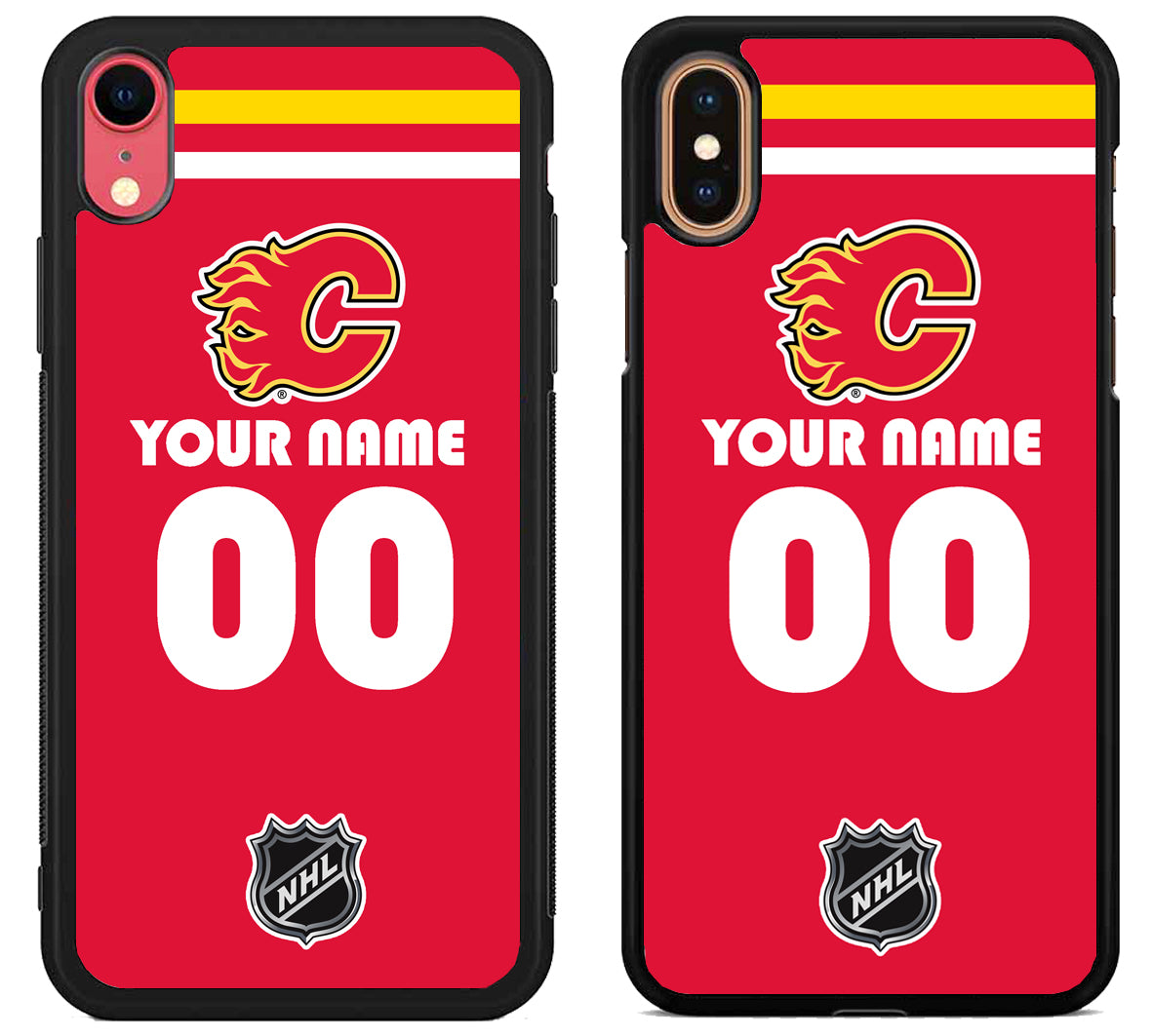 Custom Personalized Calgary Flames NHL iPhone X | Xs | Xr | Xs Max Case