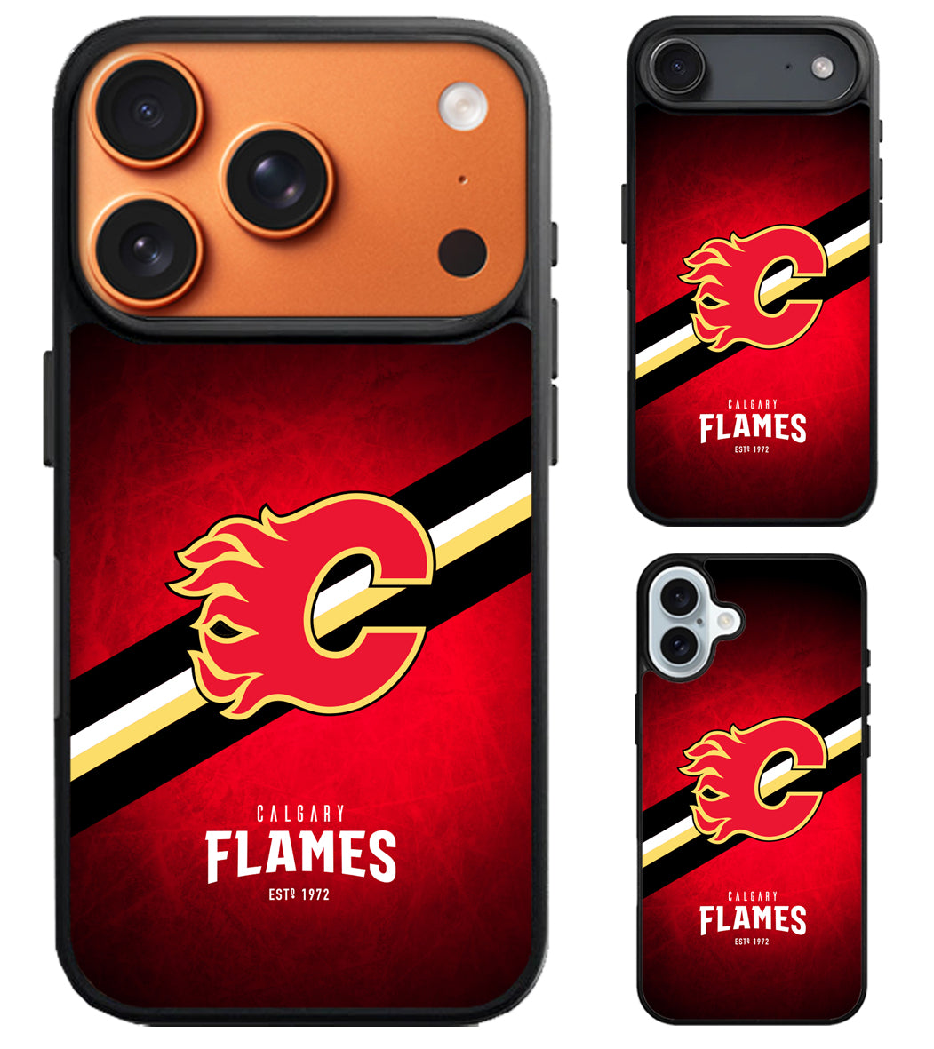 Calgary Flames iPhone Air | iPhone 17 | 17 Pro | 17 Pro Max Case