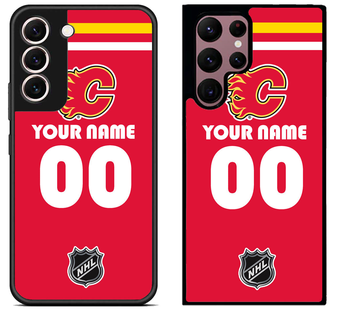 Custom Personalized Calgary Flames NHL Samsung Galaxy S22 | S22+ | S22 Ultra Case