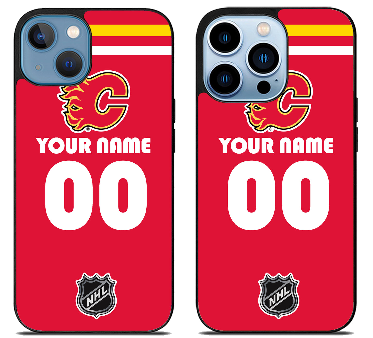 Custom Personalized Calgary Flames NHL iPhone 13 | 13 Mini | 13 Pro | 13 Pro Max Case