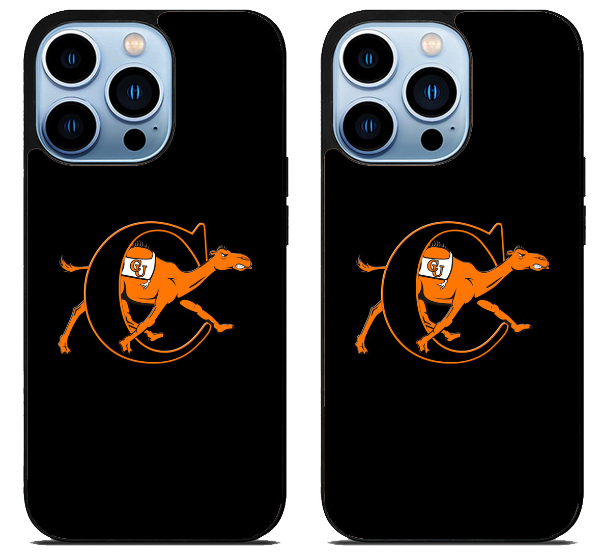 Campbell Fighting Camels Black iPhone 15 Pro | iPhone 15 Pro Max Case