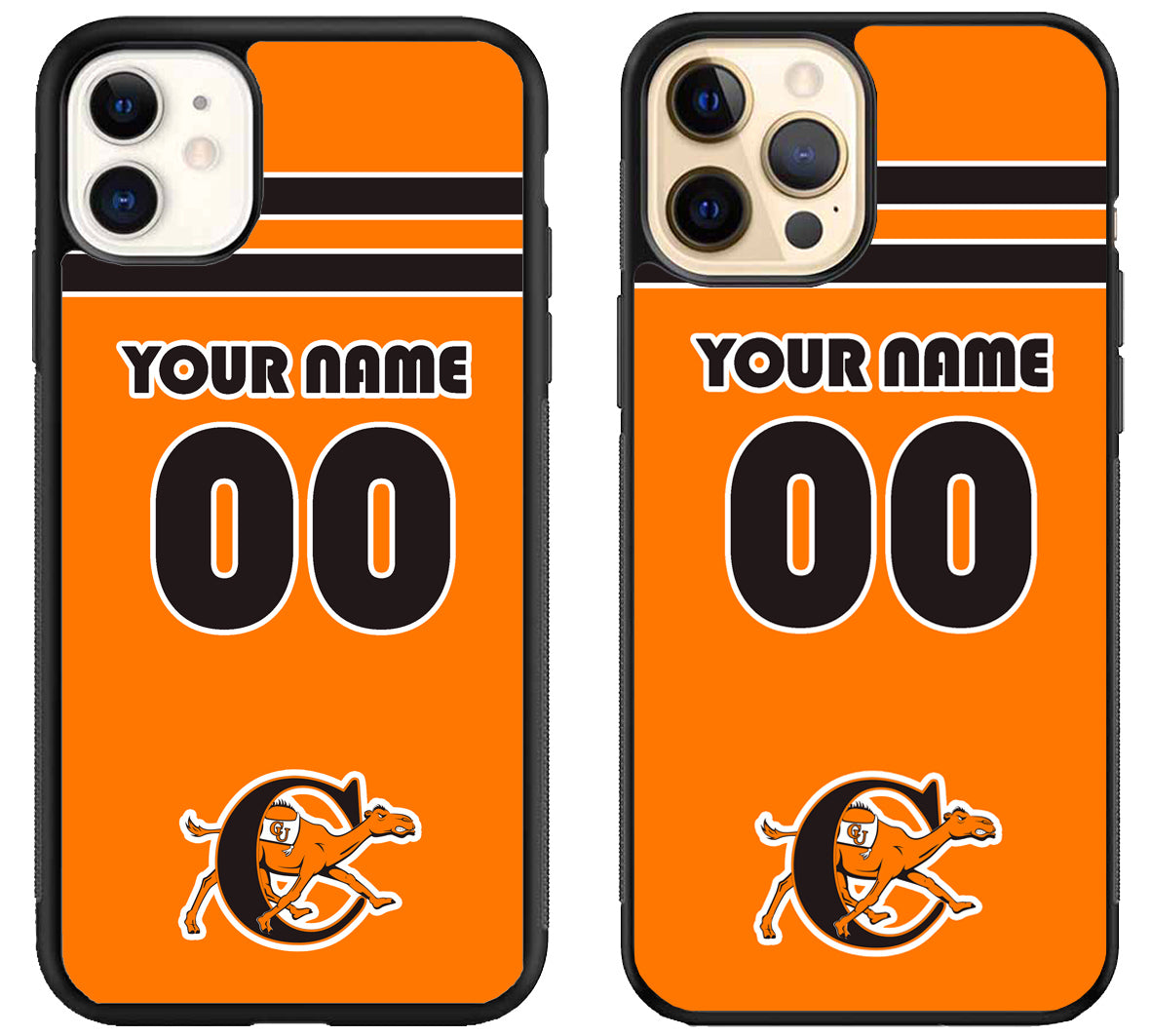 Custom Personalized Campbell Fighting Camels iPhone 12 | 12 Mini | 12 Pro | 12 Pro Max Case
