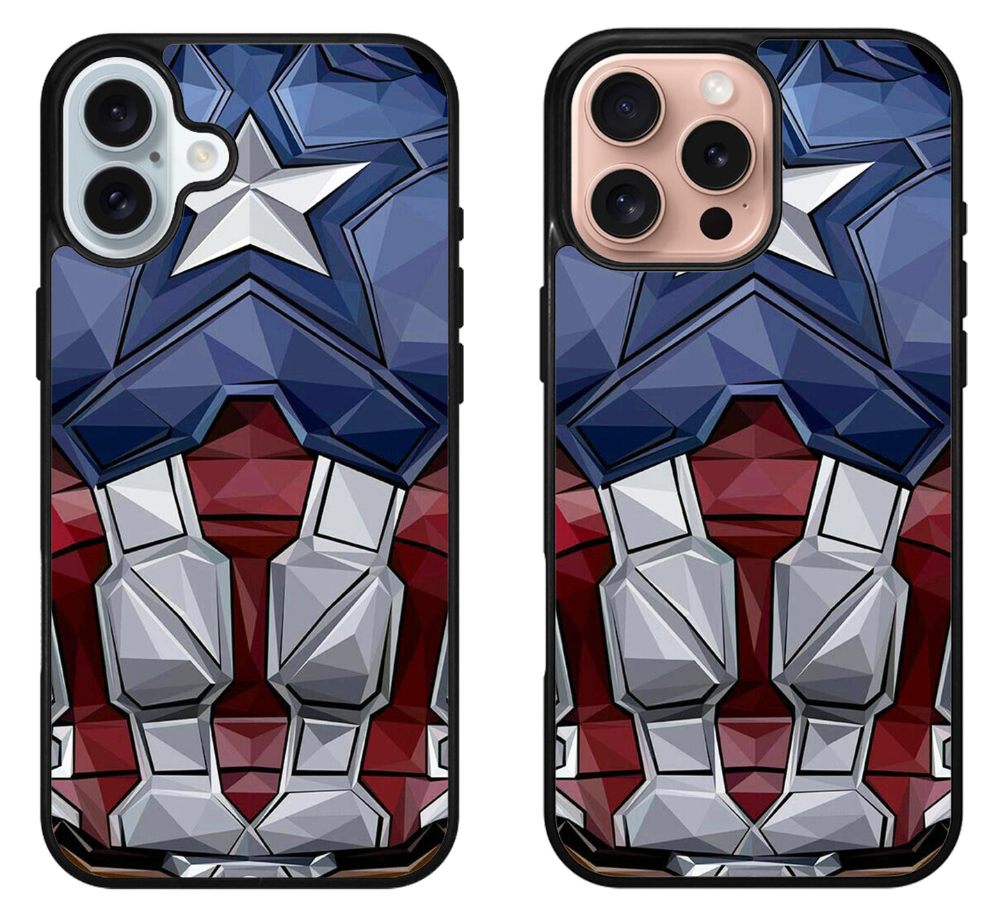 Captain America Chest Body iPhone 16 | 16 Plus | 16 Pro | 16 Pro Max Case