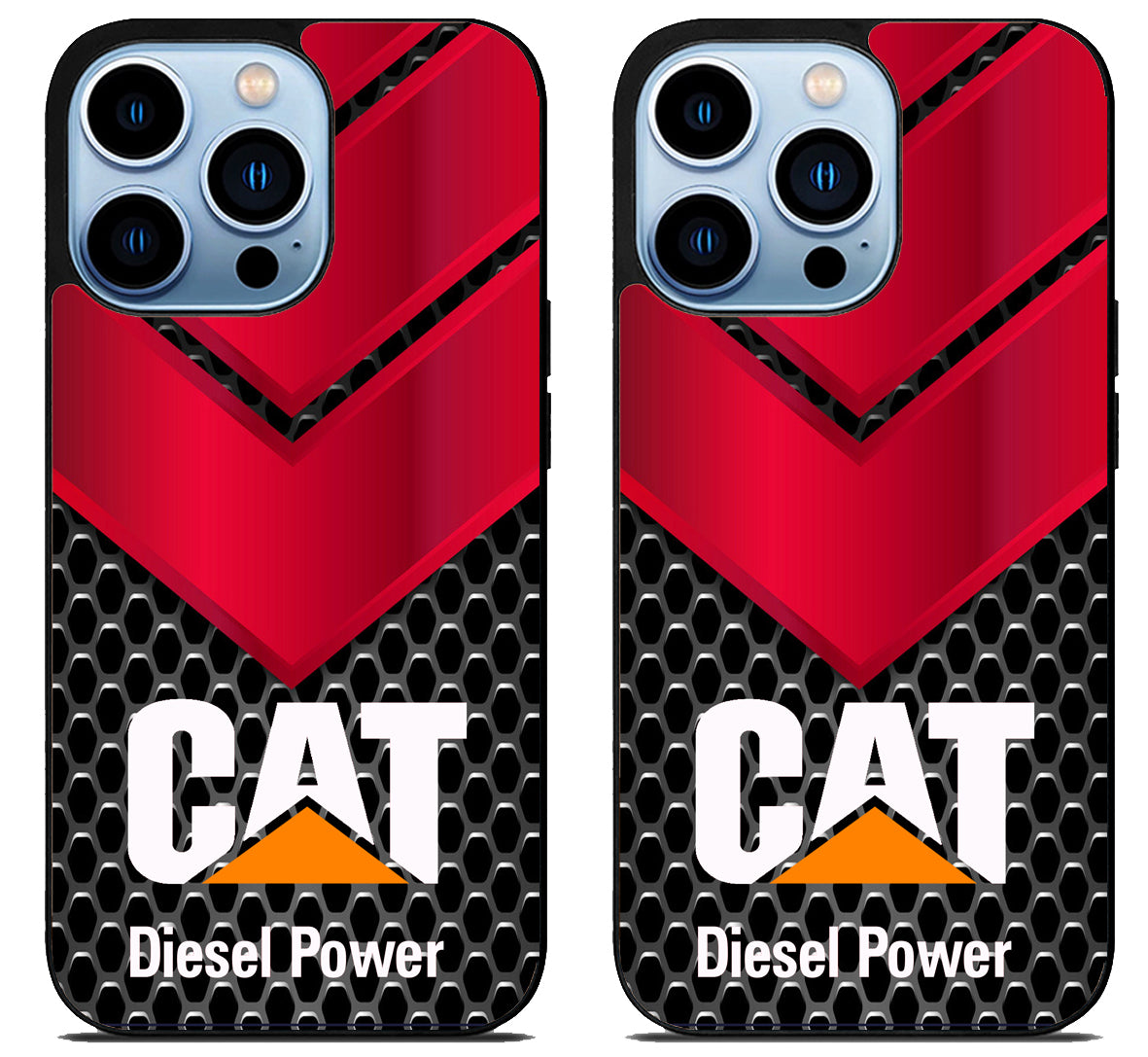 Caterpillar Logo Metallic iPhone 15 Pro | iPhone 15 Pro Max Case