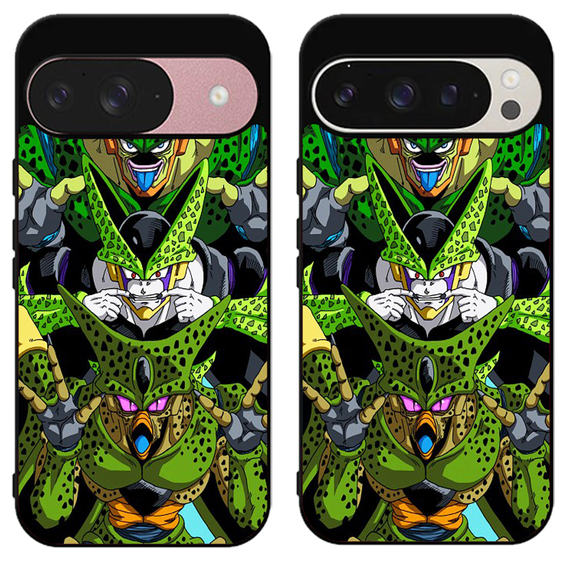 Cell Dragon Ball Collage Google Pixel 9 | 9 Pro | 9 Pro XL Case