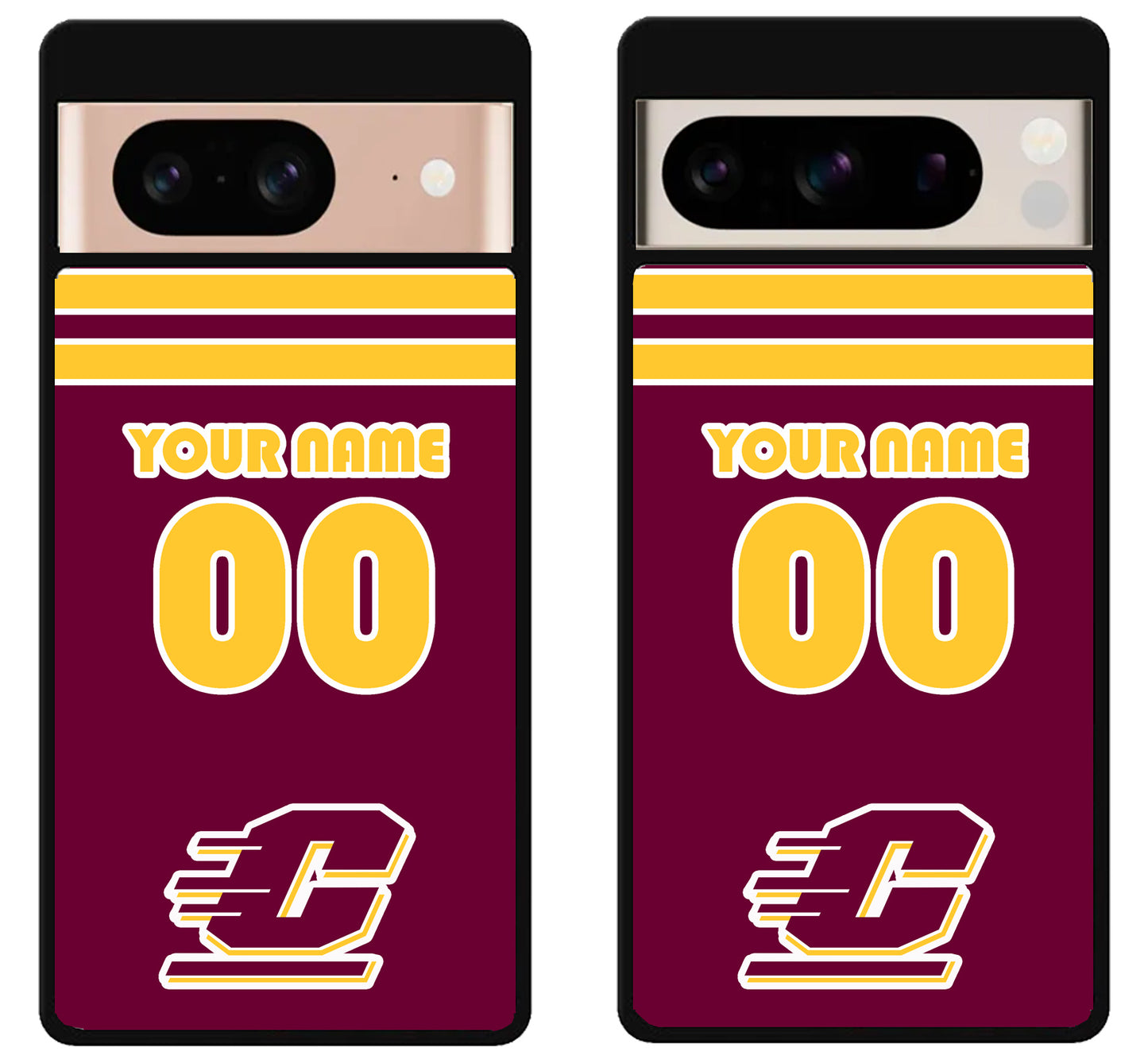 Custom Personalized Central Michigan Chippewas Google Pixel 8 | 8 Pro Case