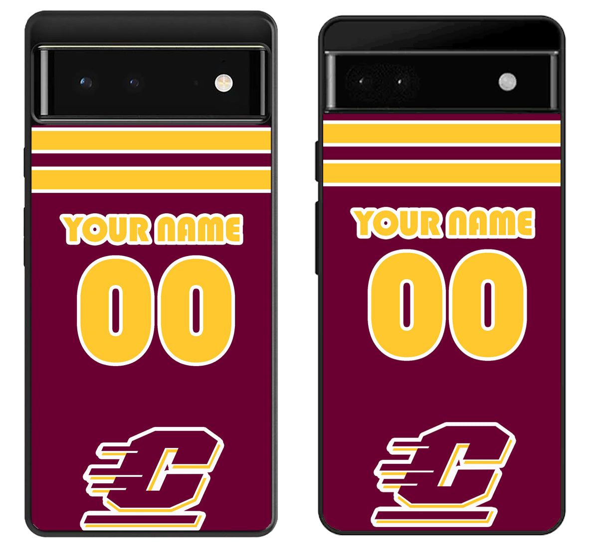 Custom Personalized Central Michigan Chippewas Google Pixel 6 | 6A | 6 Pro Case