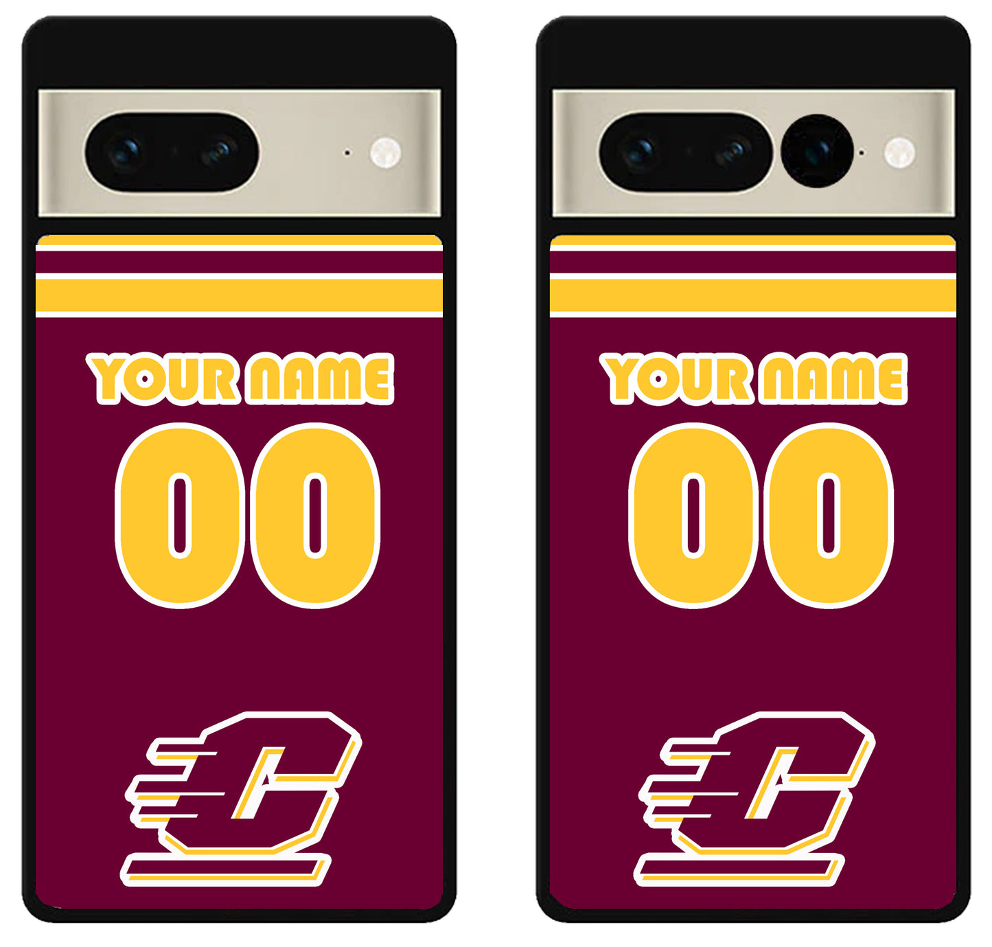 Custom Personalized Central Michigan Chippewas Google Pixel 7 | 7 Pro Case