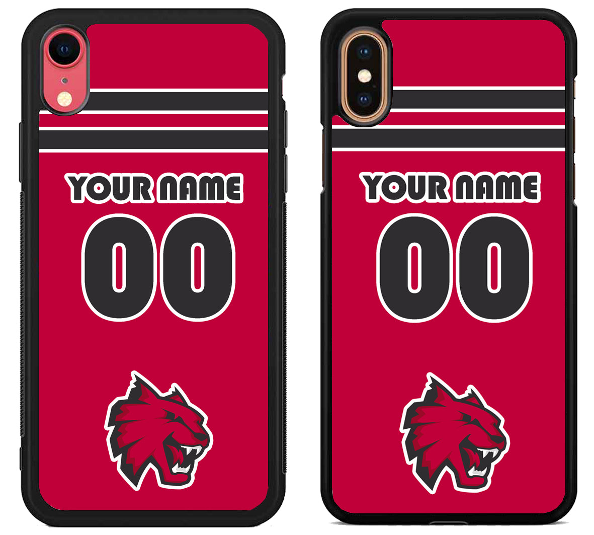 Custom Personalized Central Washington Wildcats iPhone X | Xs | Xr | Xs Max Case
