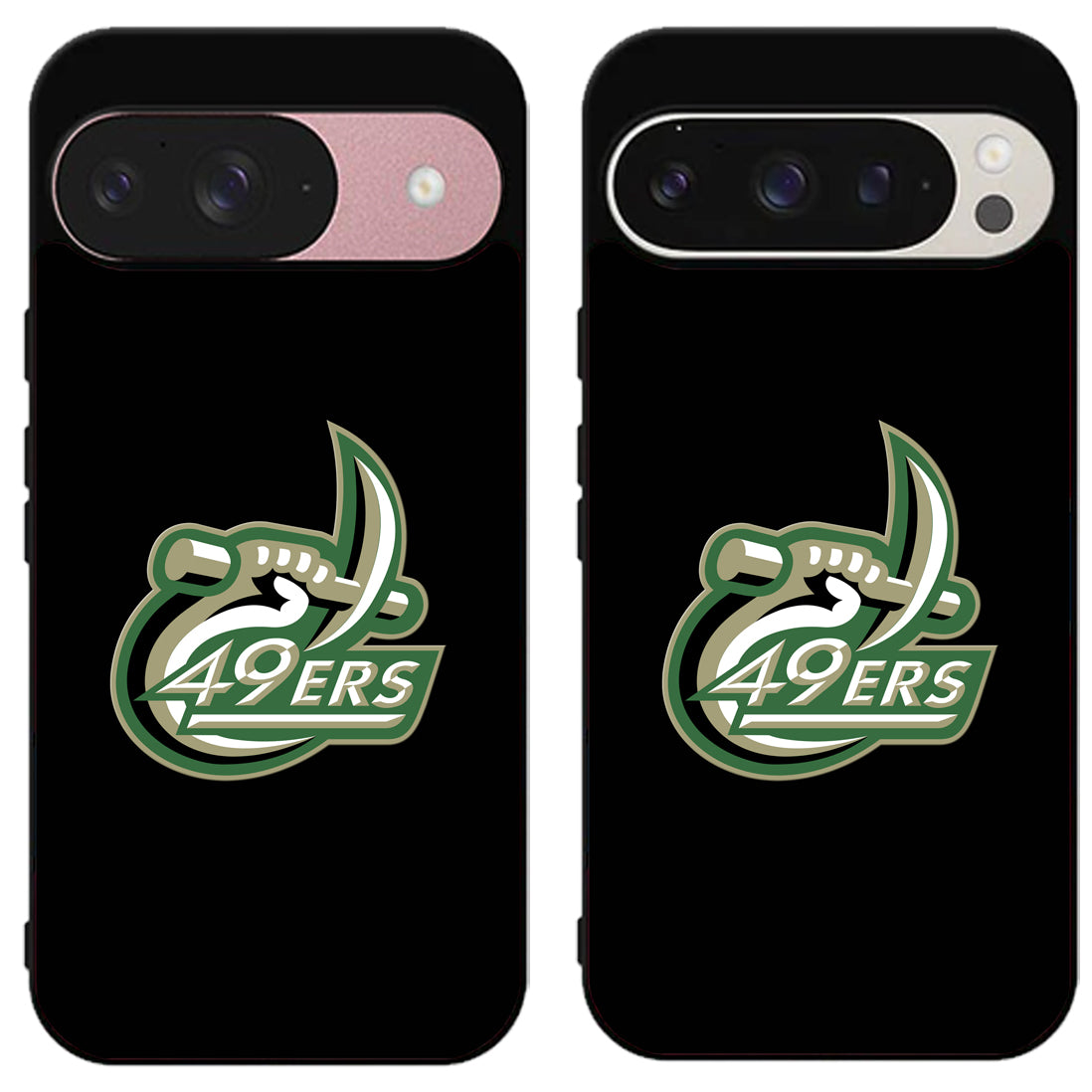 Charlotte 49ers Black Google Pixel 9 | 9 Pro | 9 Pro XL Case