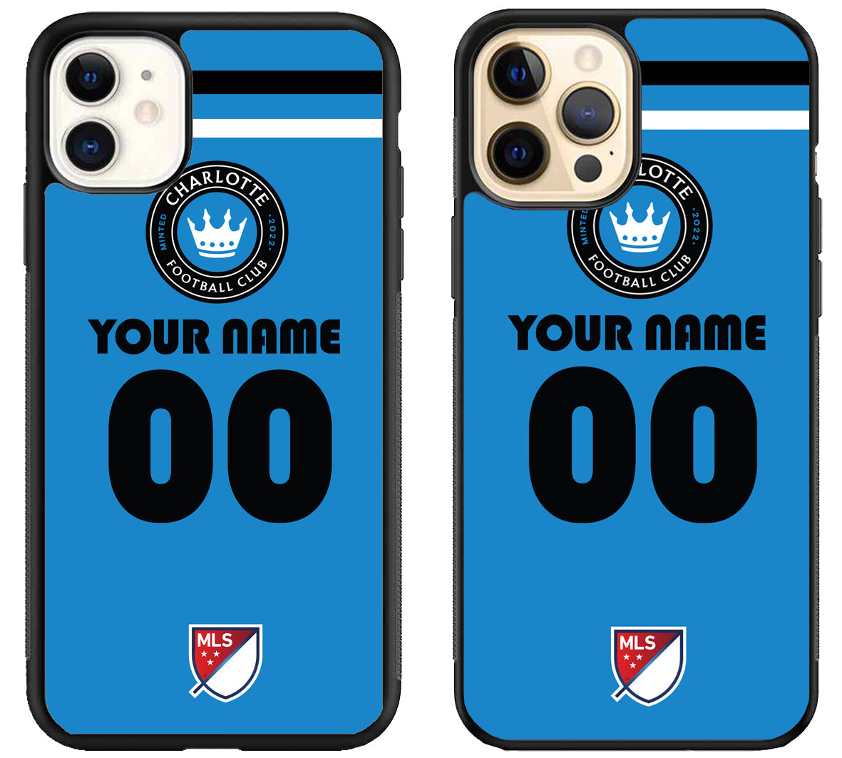 Custom Personalized Charlotte FC MLS iPhone 12 | 12 Mini | 12 Pro | 12 Pro Max Case