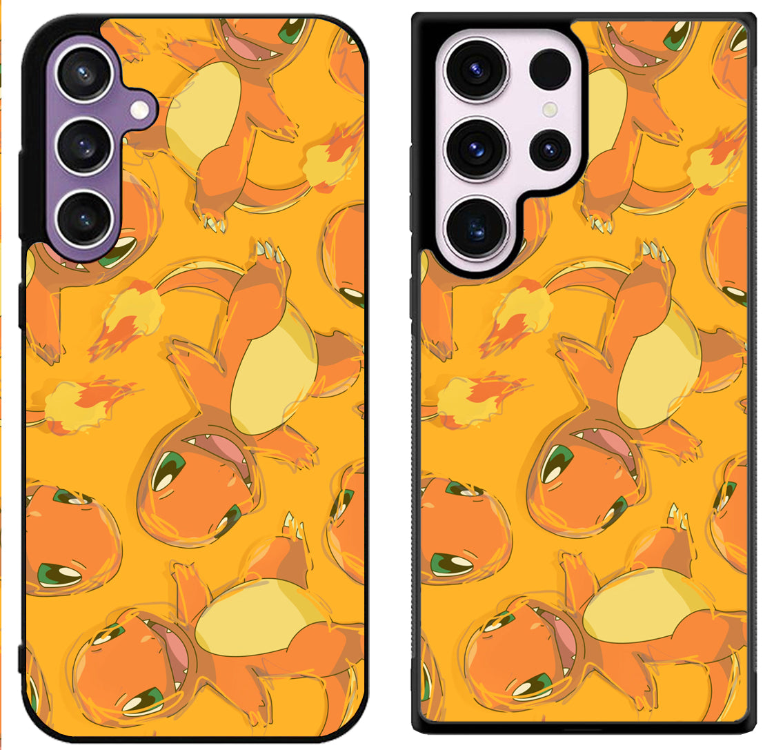 Charmander Pokemon Collage Samsung Galaxy S24 | S24+ | S24 Ultra Case