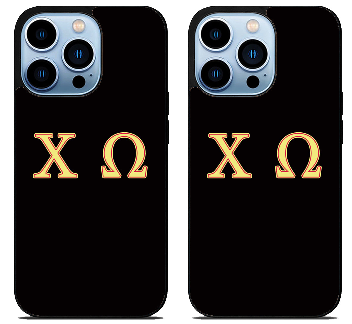 Chi Omega Black iPhone 15 Pro | iPhone 15 Pro Max Case