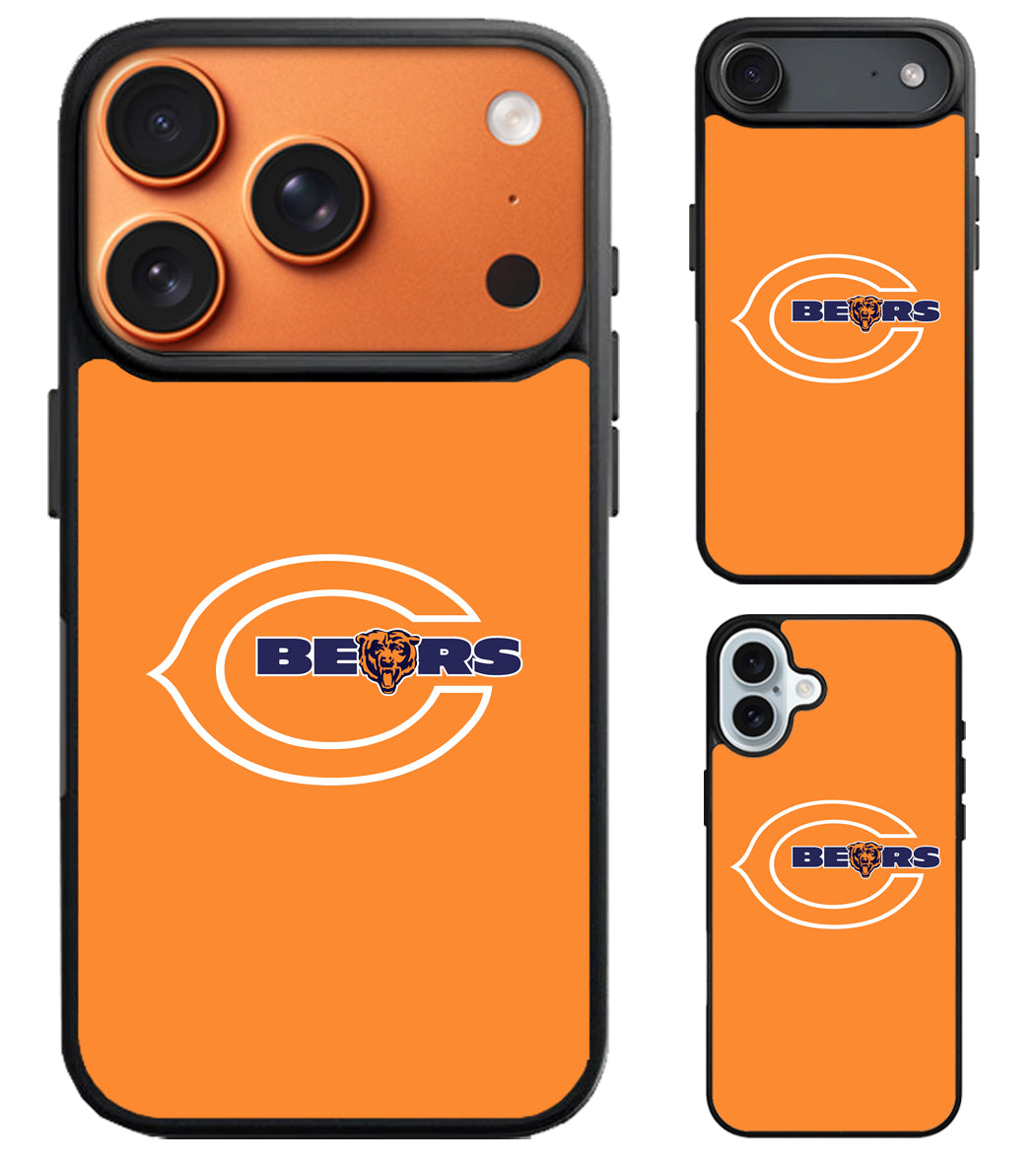 Chicago Bears Orange iPhone Air | iPhone 17 | 17 Pro | 17 Pro Max Case