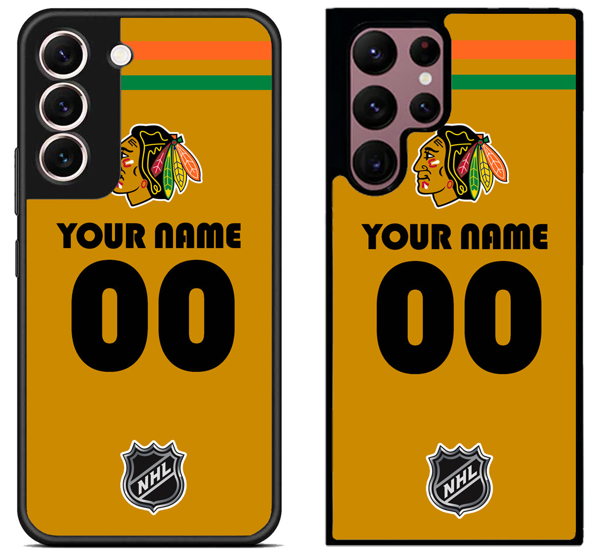 Custom Personalized Chicago Blackhawks NHL Samsung Galaxy S22 | S22+ | S22 Ultra Case