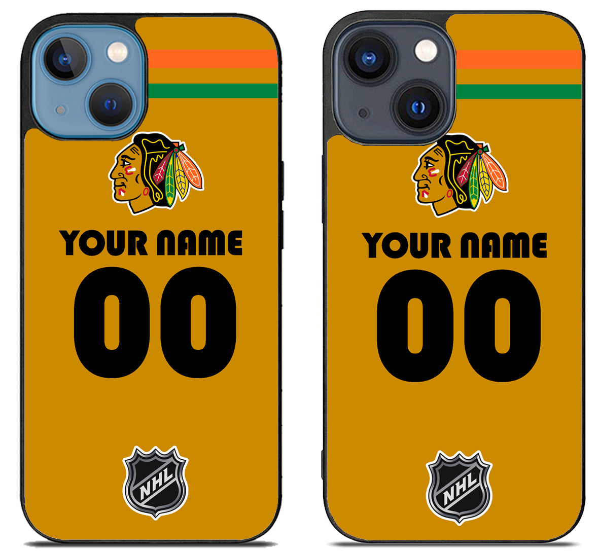 Custom Personalized Chicago Blackhawks NHL iPhone 15 | iPhone 15 Plus Case