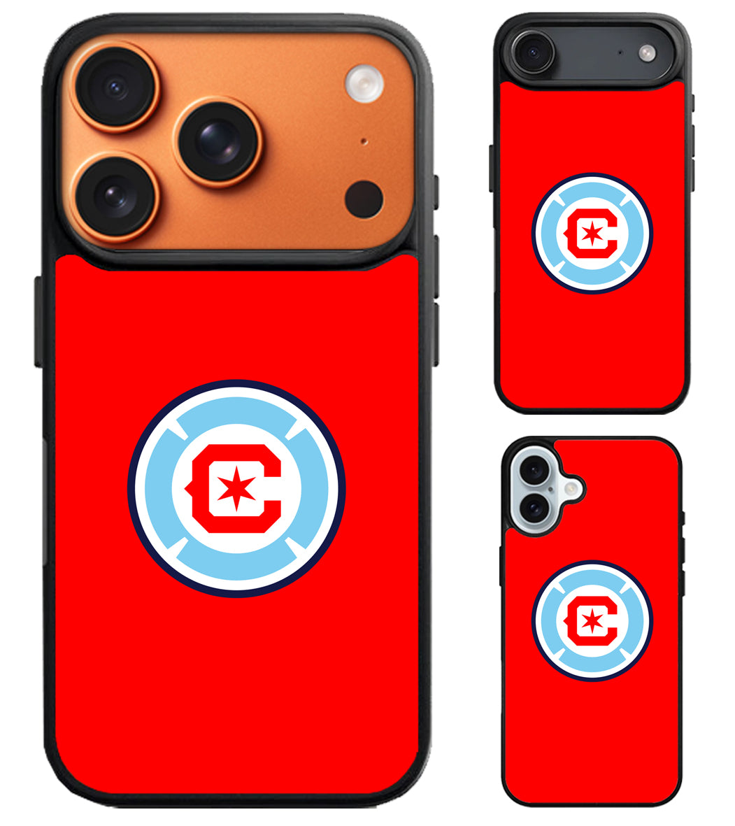 Chicago Fire FC Red iPhone Air | iPhone 17 | 17 Pro | 17 Pro Max Case