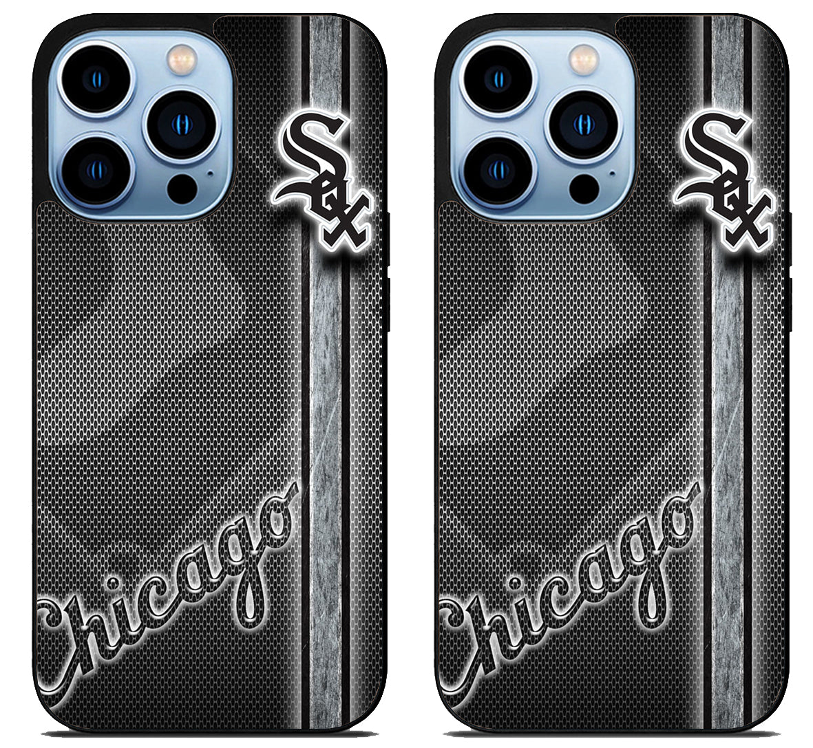 Chicago White Sox Background iPhone 15 Pro | iPhone 15 Pro Max Case