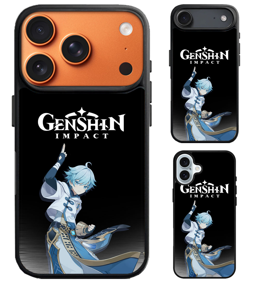 Chongyun Genshin Impact Anime iPhone Air | iPhone 17 | 17 Pro | 17 Pro Max Case