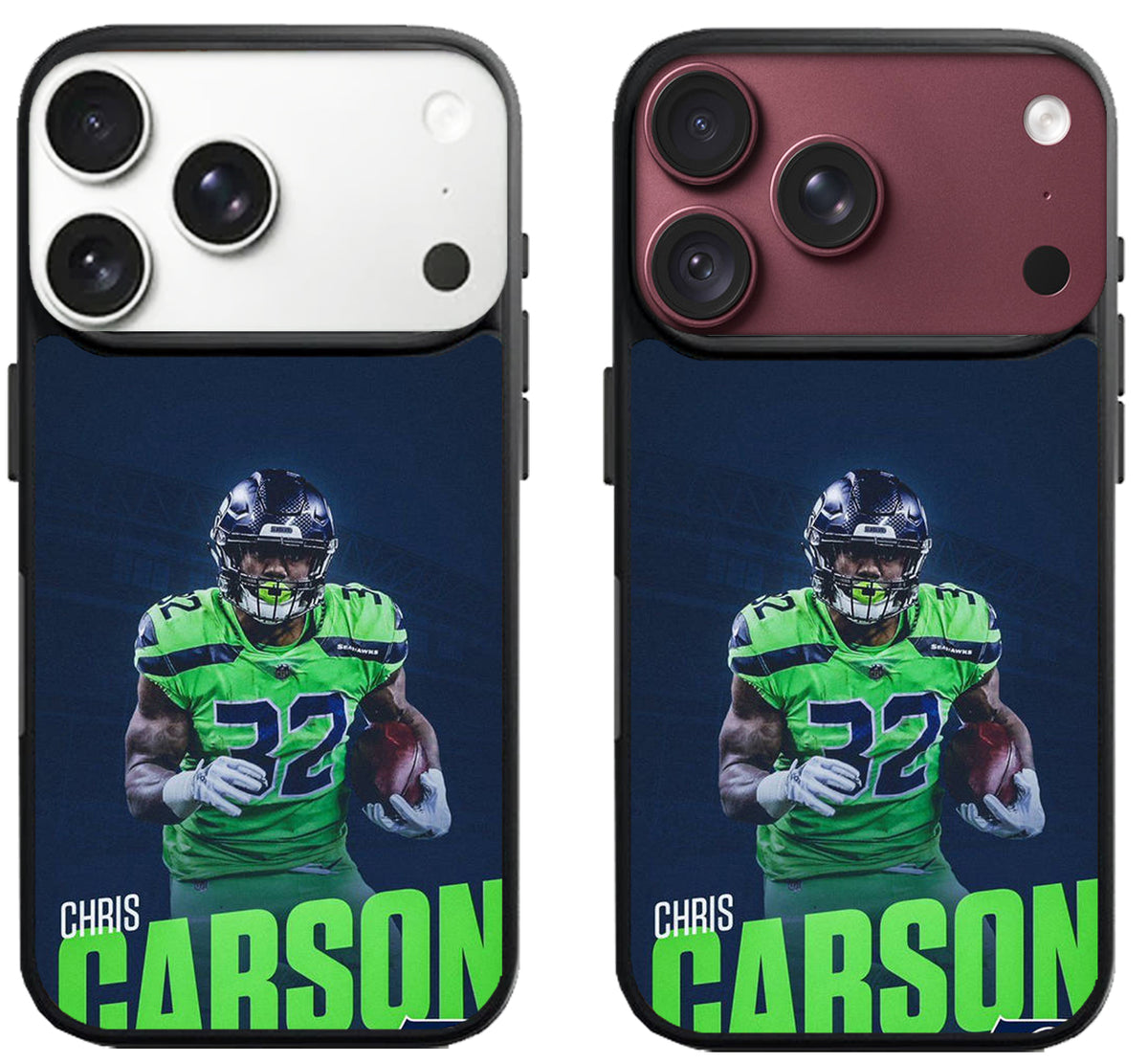 Chris Carson Seattle Seahawks iPhone 18 Pro | 18 Pro Max Case