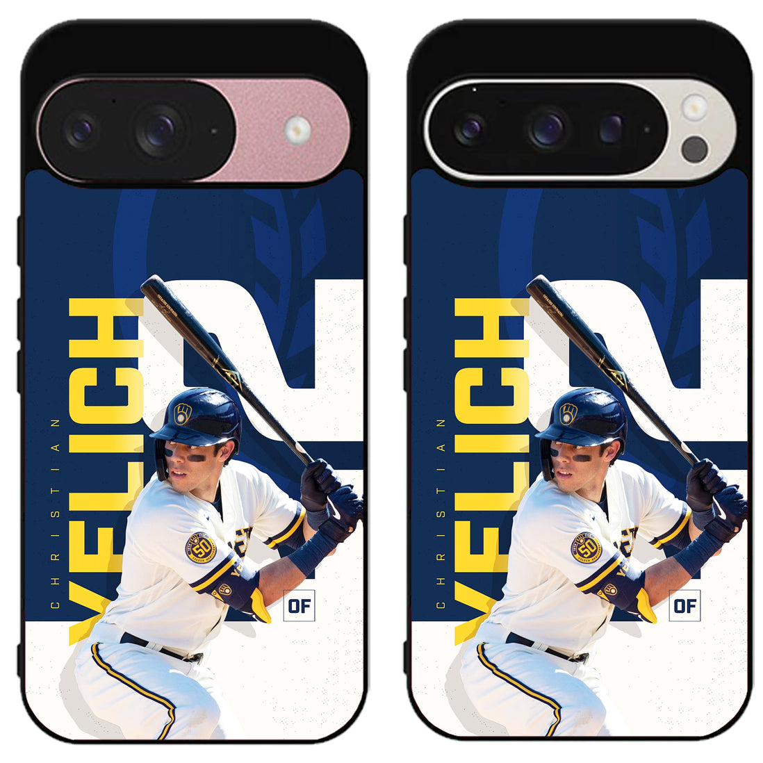 Christian Yelich Baseball Brewers Google Pixel 9 | 9 Pro | 9 Pro XL Case
