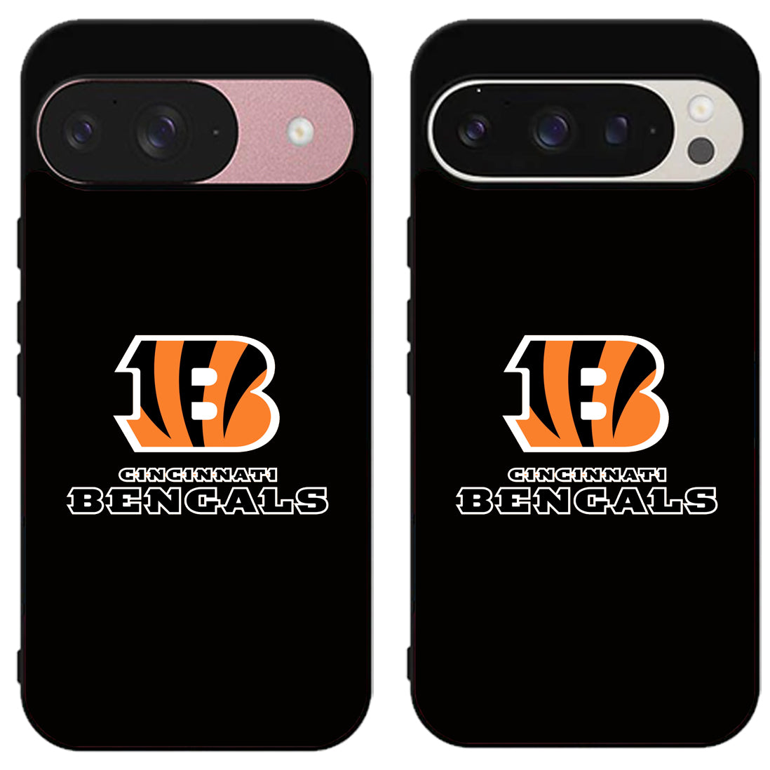 Cincinnati Bengals Black Google Pixel 9 | 9 Pro | 9 Pro XL Case