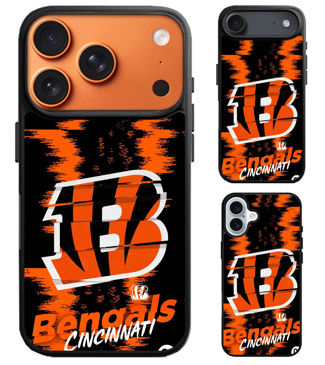 Cincinnati Bengals Colorfull iPhone Air | iPhone 17 | 17 Pro | 17 Pro Max Case